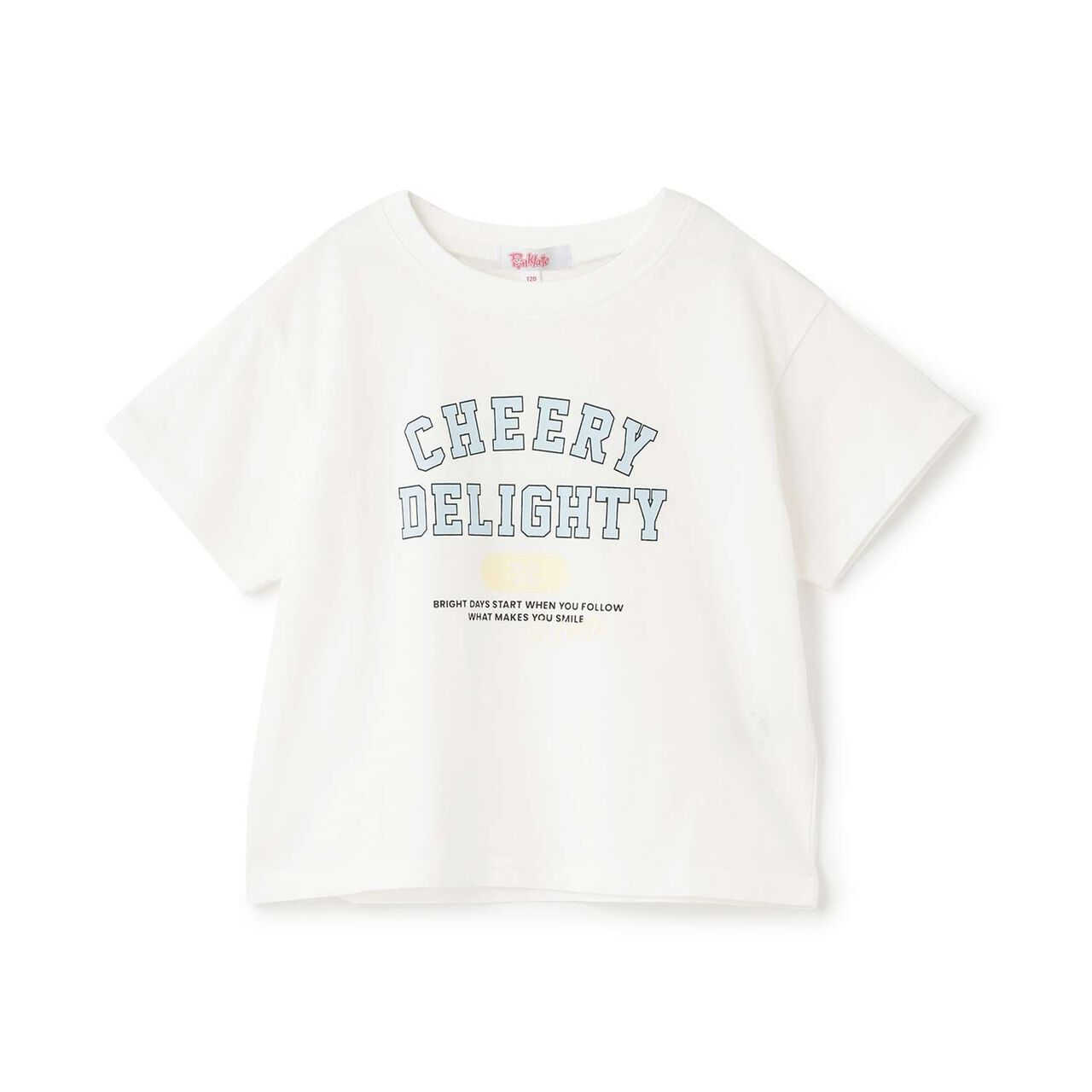 [Daily Price] 100% Cotton College Print Short Sleeve T-Shirt,Off white, large image number 21