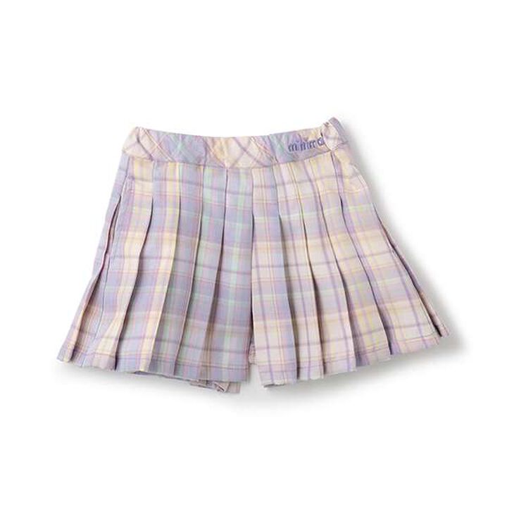 Check Pleats Culottes,Black, medium image number 6