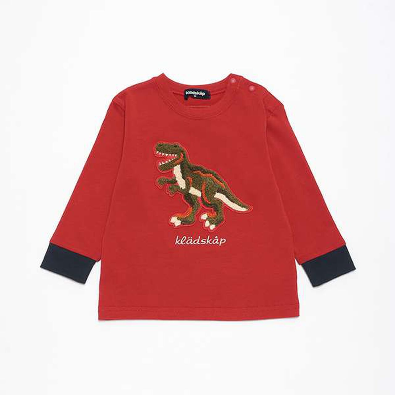 Sagara Dinosaur Long-Sleeve T-Shirt,Top gray, large image number 10