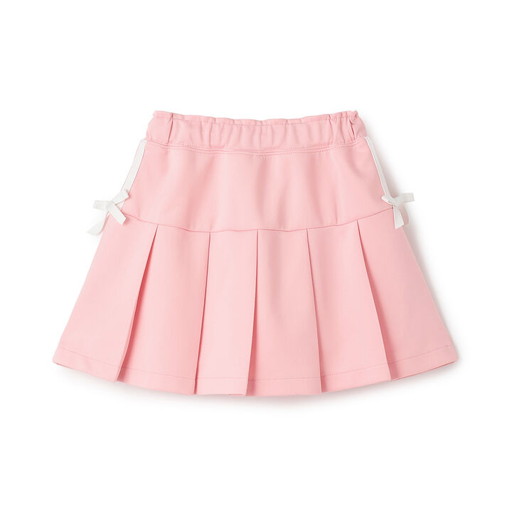 [Cool Touch] Ribbon Line Tuck Skirt with Inner Shorts,Turquoise, medium image number 8