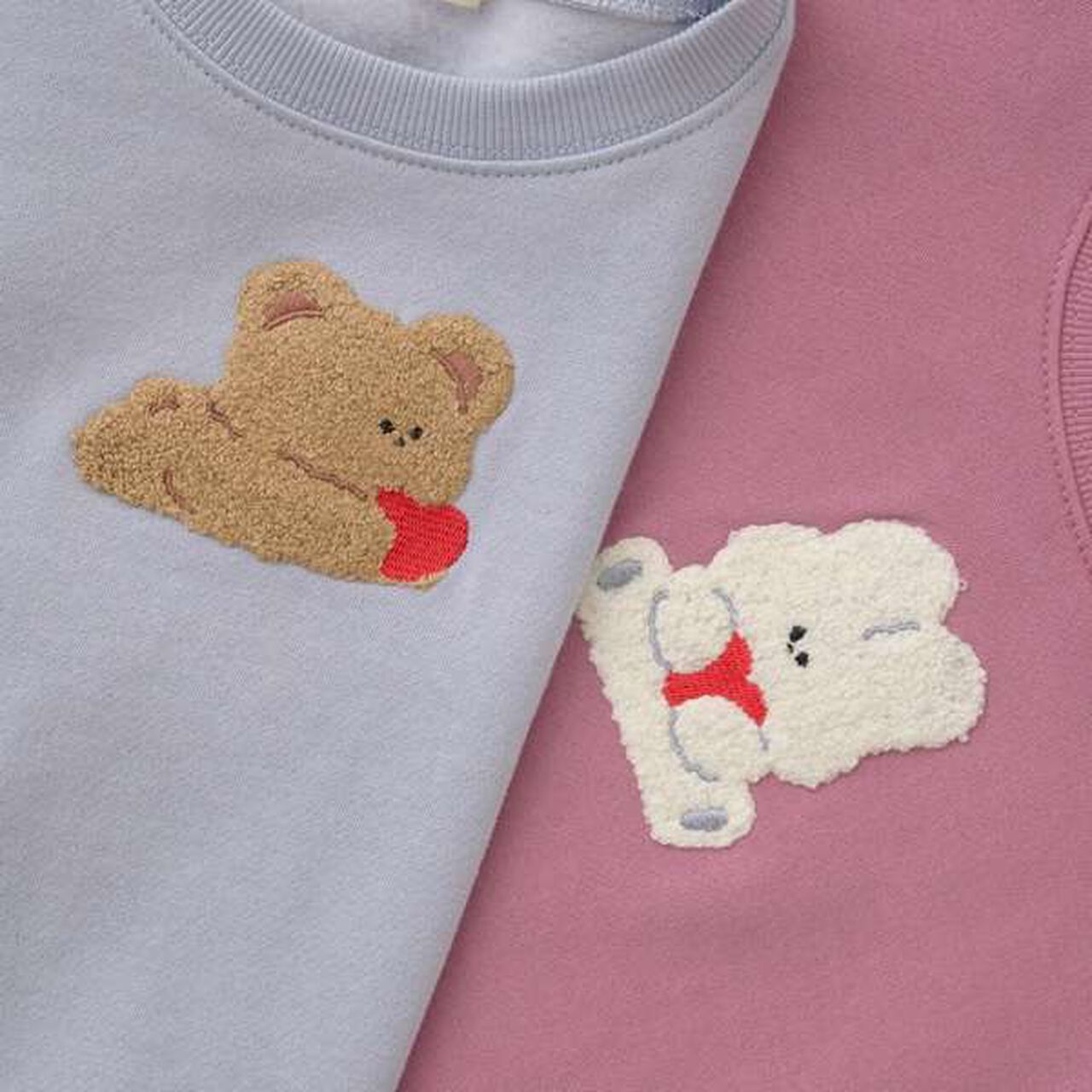 Pilling-Resistant Fleece Sweatshirt,Milky white, large image number 11