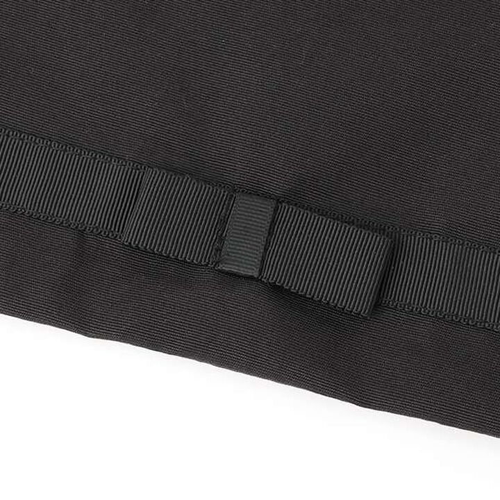 Drawstring Pouch Folding Slippers,Black, medium image number 8