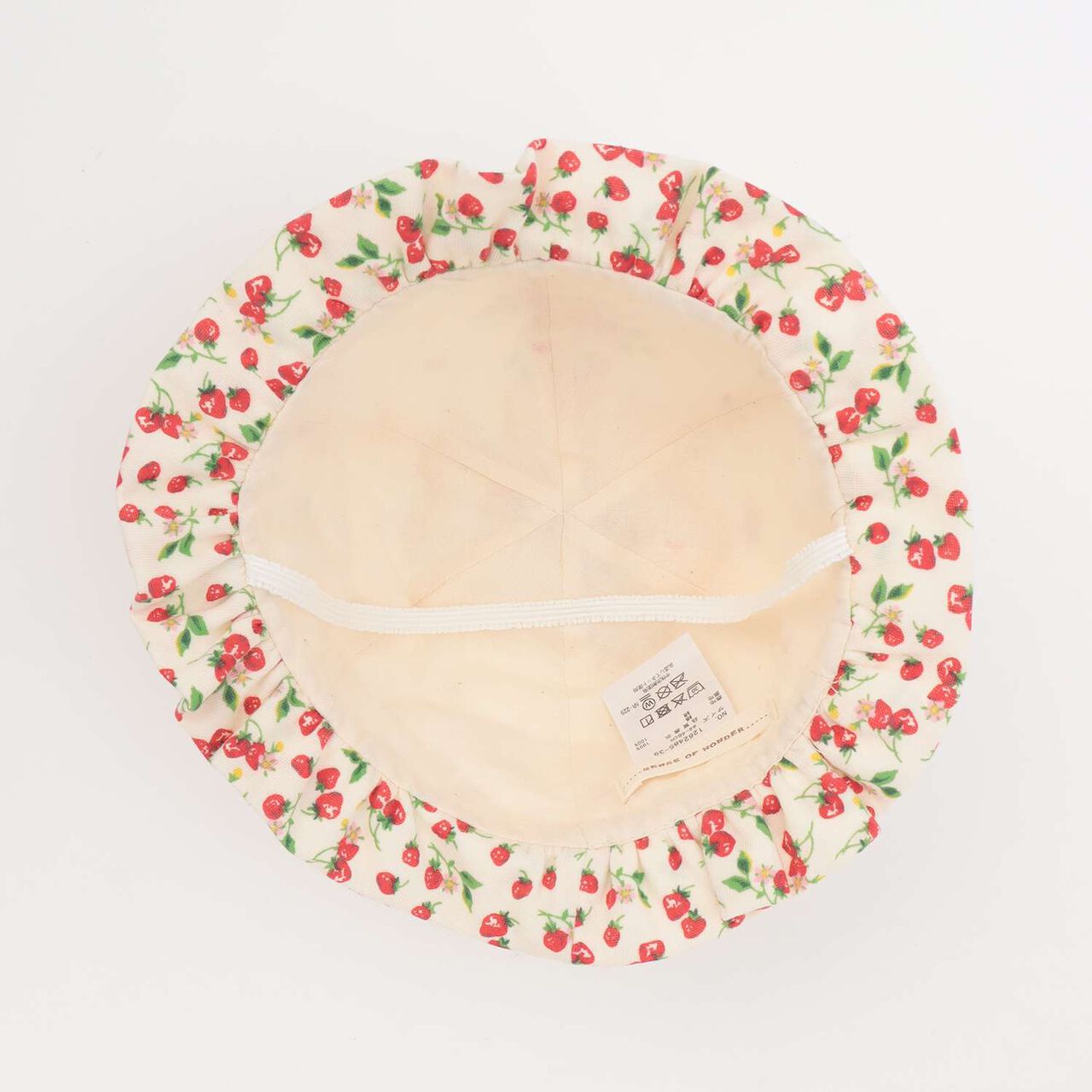 Wild Strawberry Flower Hat [Organic] [Made in Japan],Pearl white, large image number 4