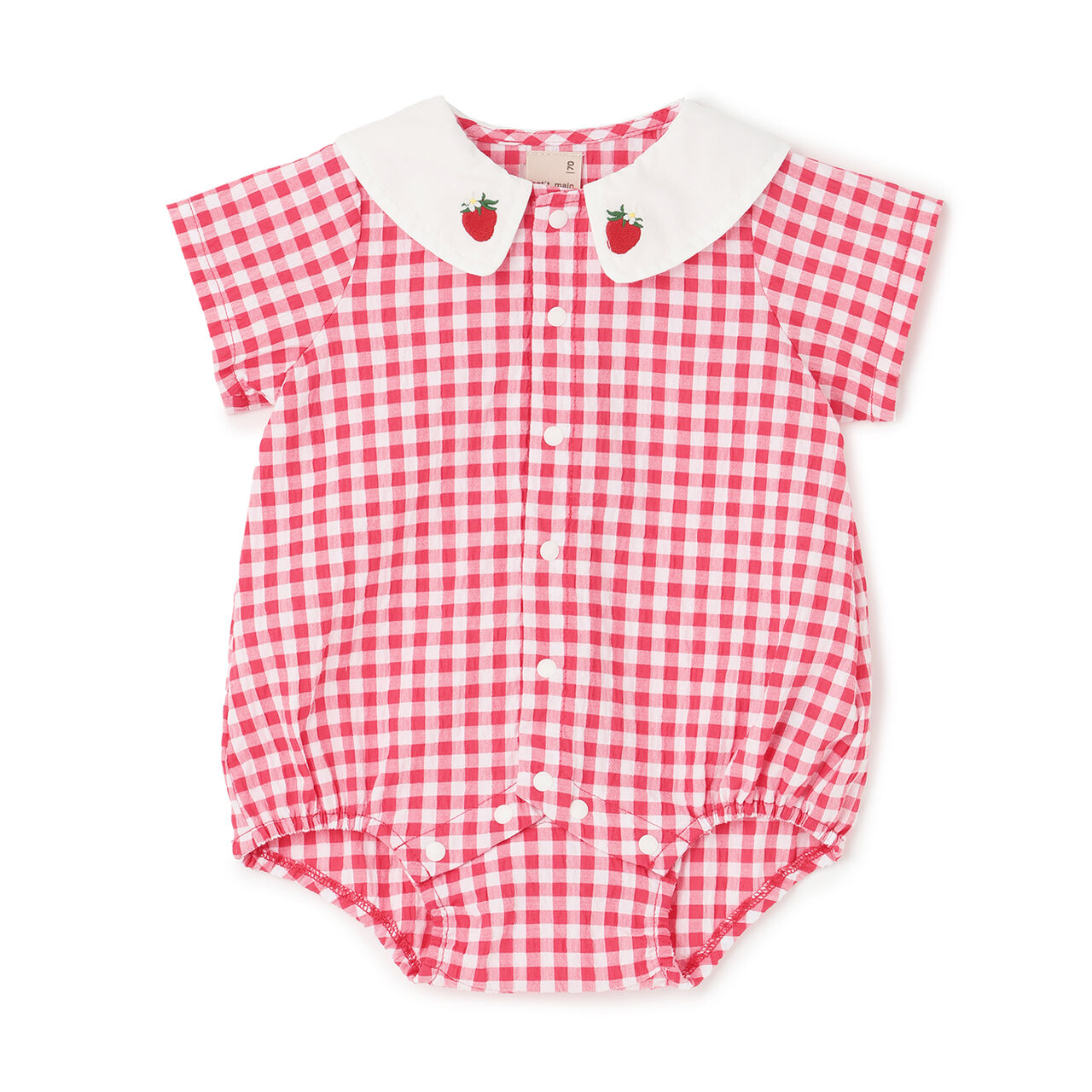 Fruit Collar Romper,Yellow, large image number 4