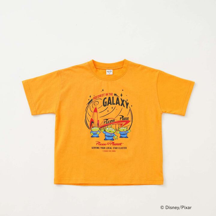 [Disney-Pixar-Toy Story] Alien Wide Short Sleeve T-Shirt,Milky white, medium image number 14