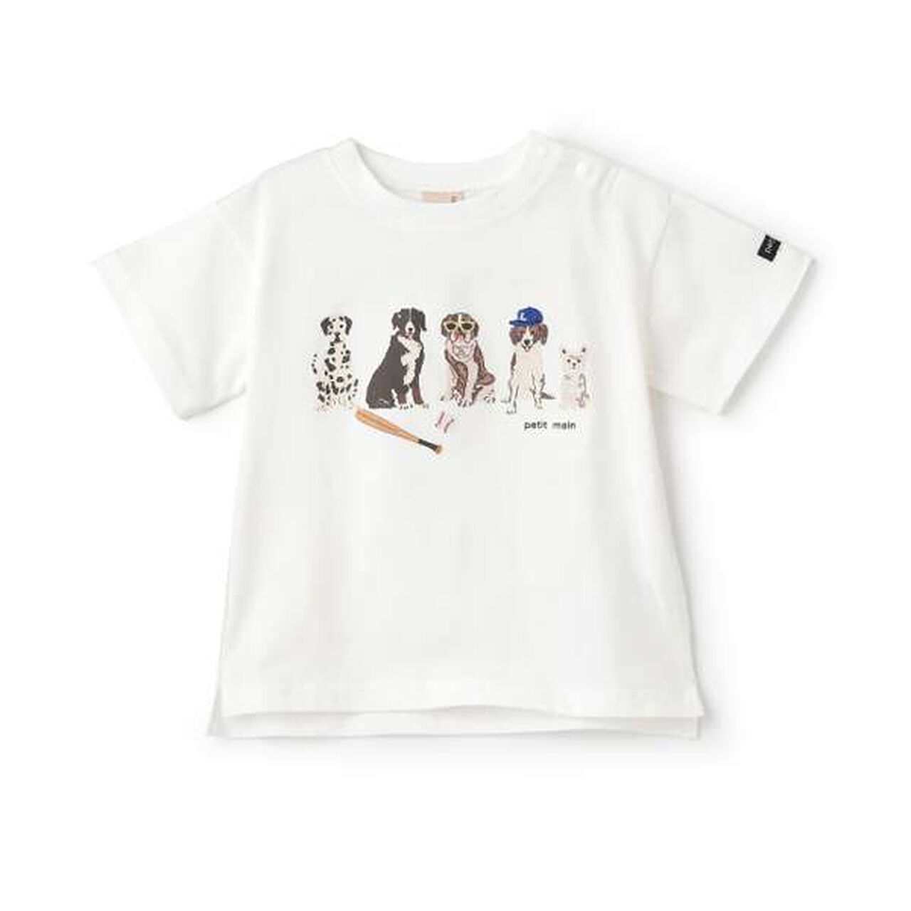 Anti-Stain Dog Graphic Short Sleeve T-Shirt,Lavender, large image number 18