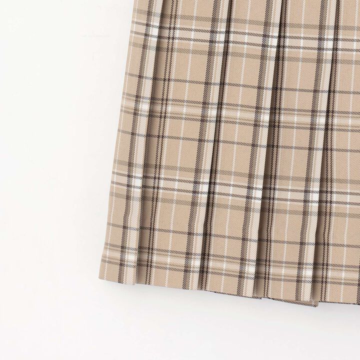 [Graduation Attire] Checkered Pleated Skirt-Pants,Navy, medium image number 14