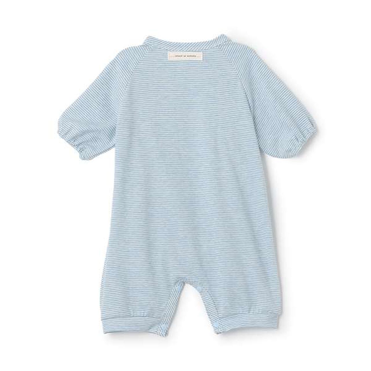 Polar Bear Stripe Newborn Wear,Blue, large image number 1
