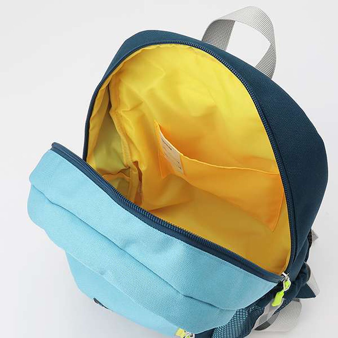 One-Point Embroidery Backpack,Turquoise, large image number 2