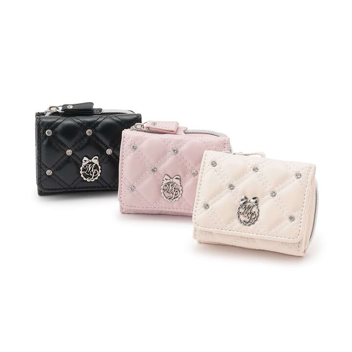 Rhinestone Sparkle Wallet,Ivory, medium image number 6