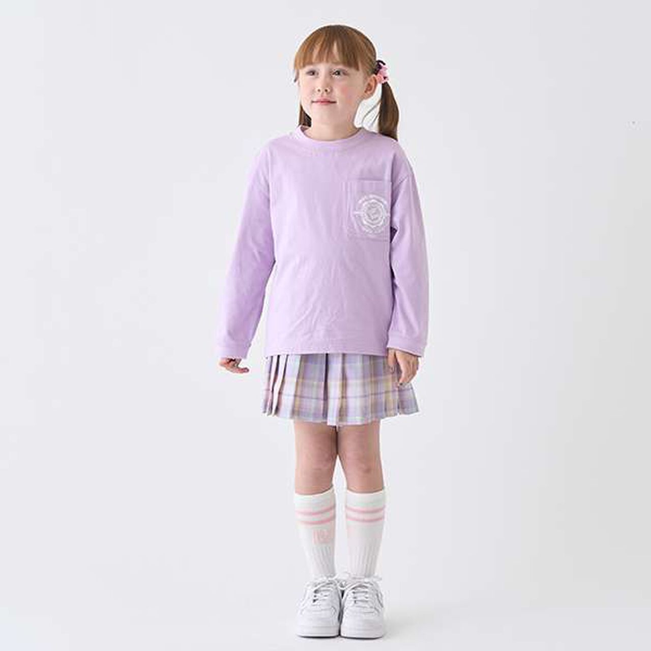 Check Pleats Culottes,Black, large image number 26