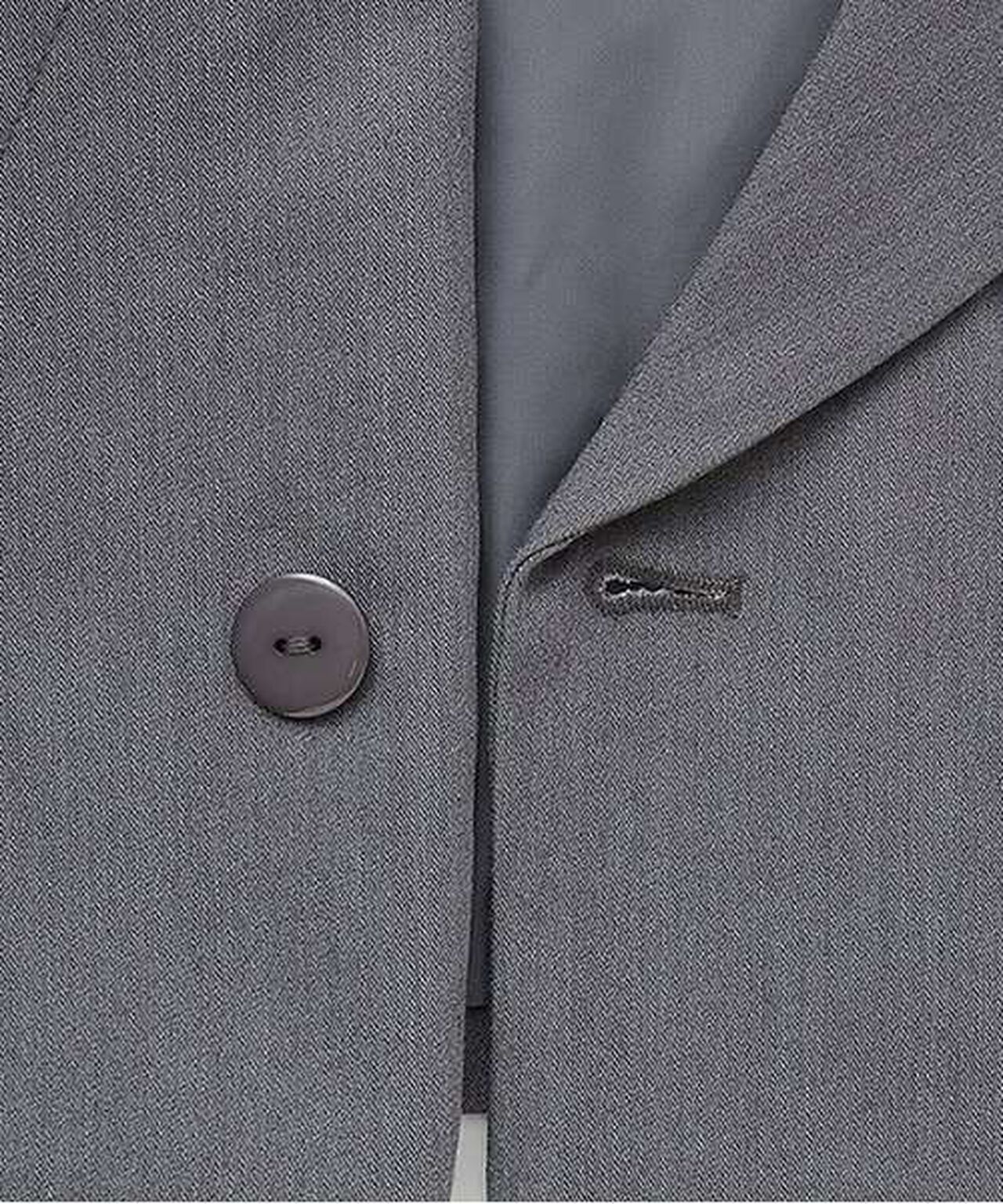 Short Tailored Jacket,Gray, large image number 13