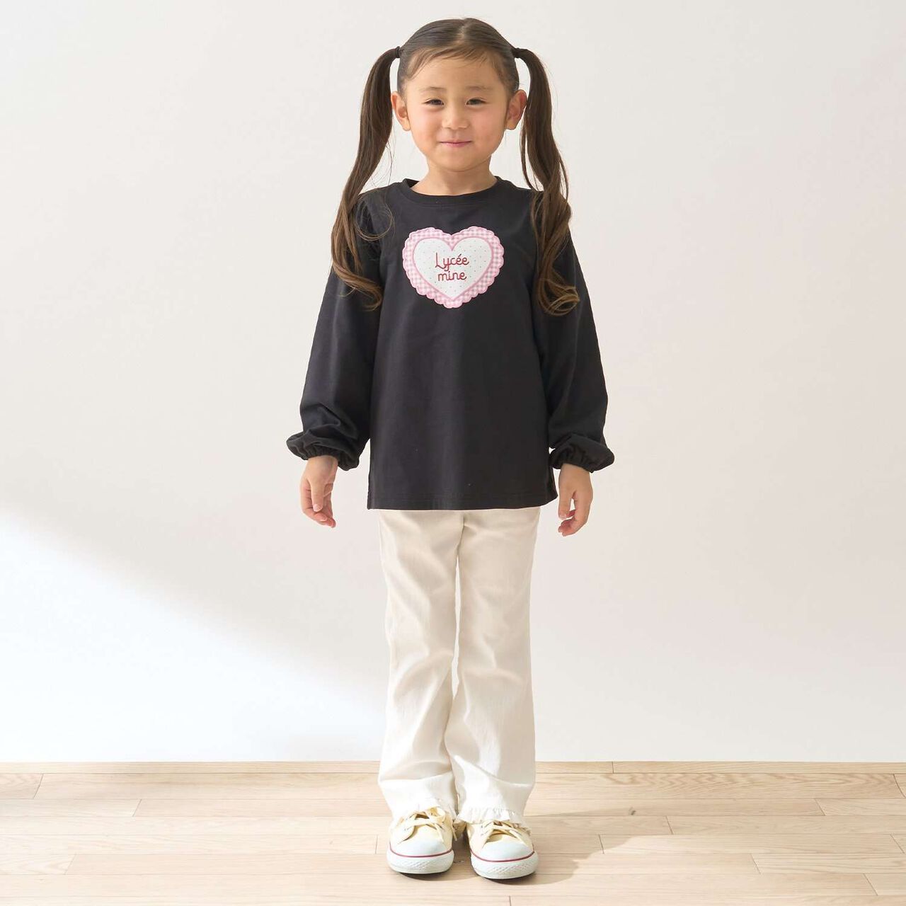 Tomo Pants Stretchy Hem Frill Flared Pants,Black, large image number 16