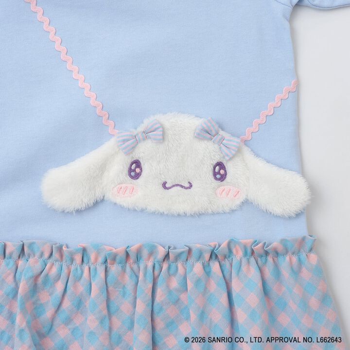 My Melody/Cinnamoroll/Kuromi Small Shoulder Bag Long-Sleeve T-Shirt,Blue, medium image number 6