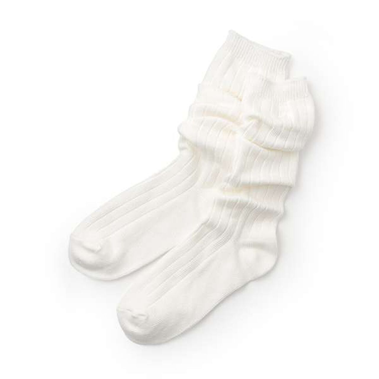 Color Loose Socks,Off white, large image number 0