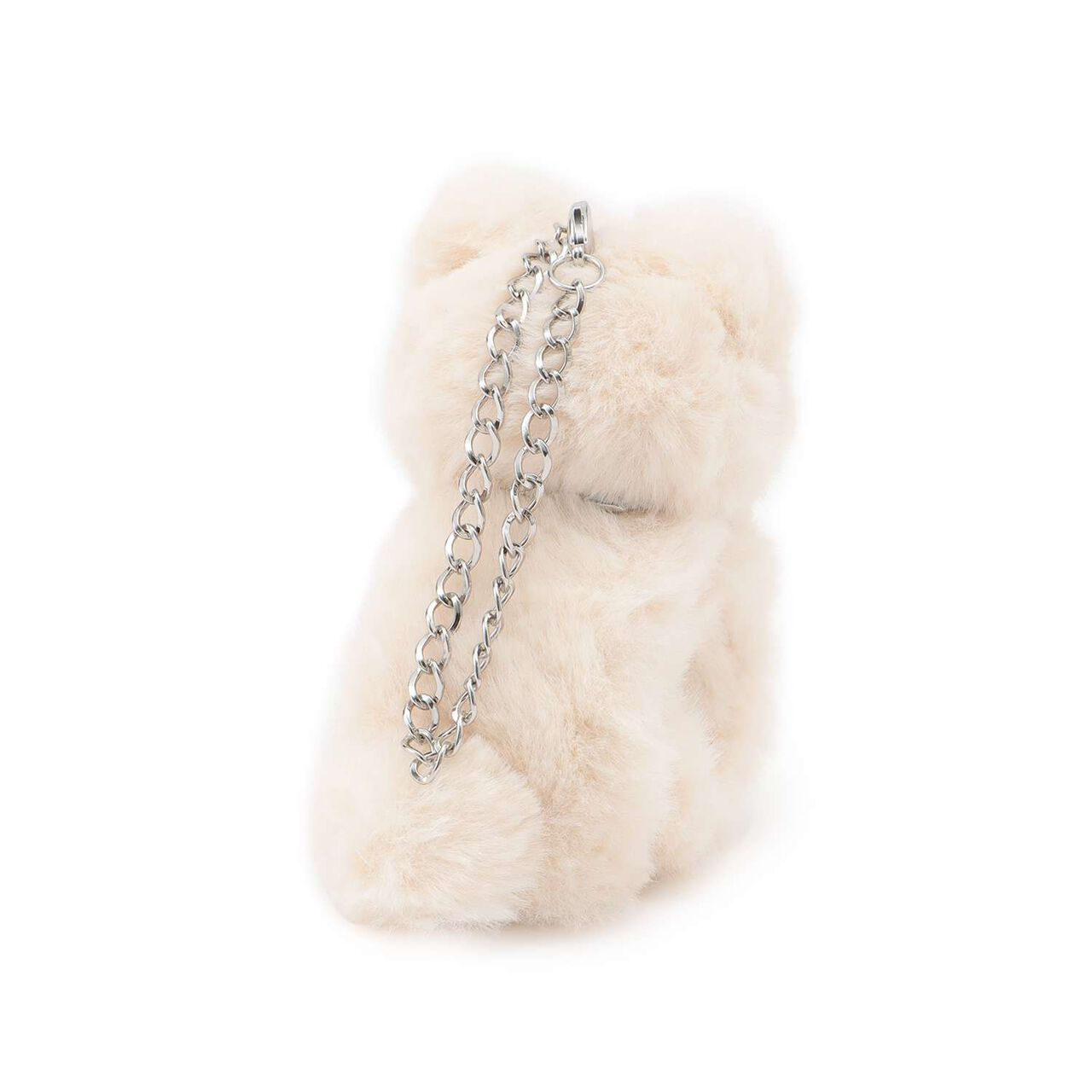 Animal Fur Curl Bag Charm,Pink, large image number 1