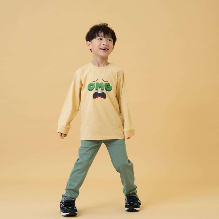 [365D] Cute OFUZAKE Long Sleeve T-Shirt,Sax blue, medium image number 6