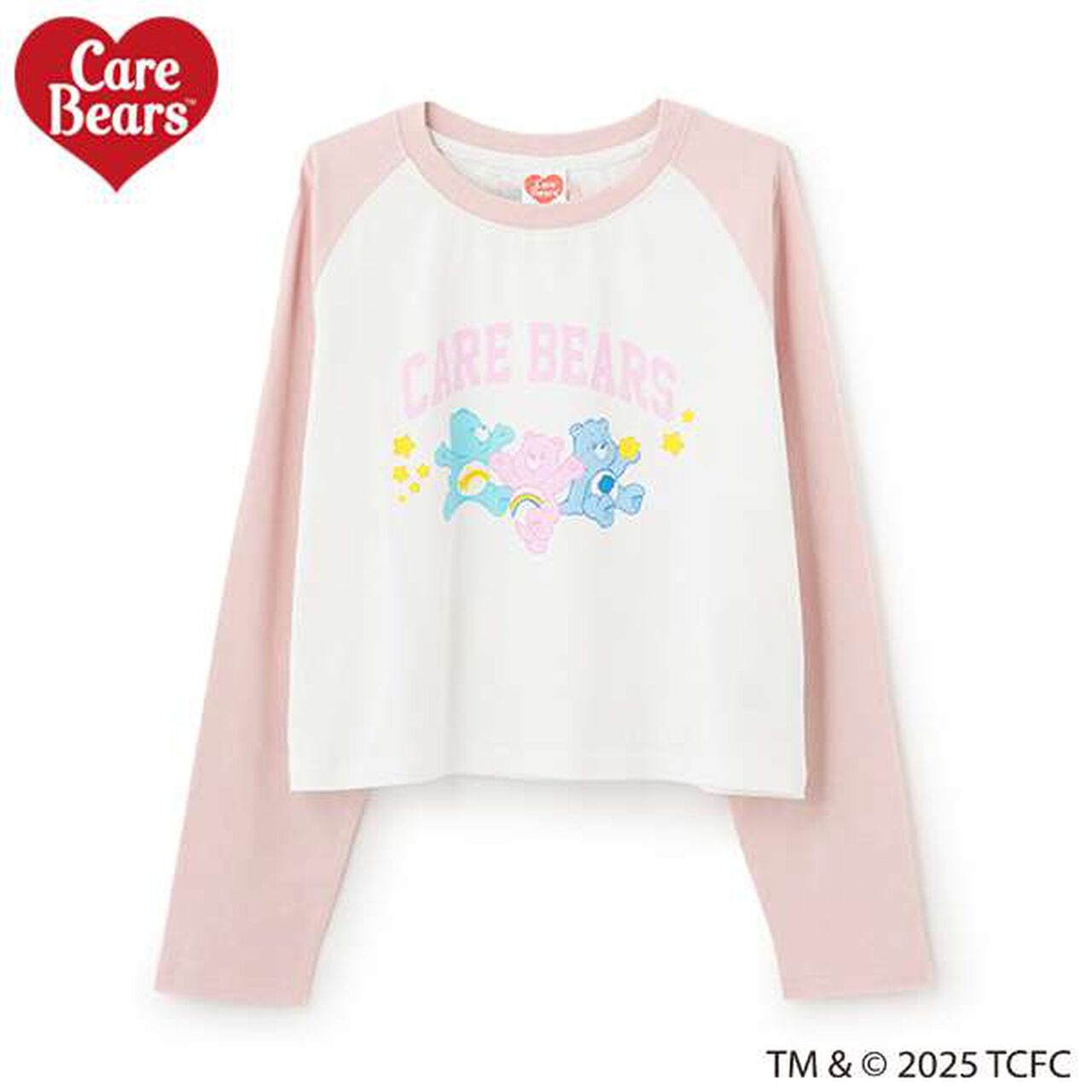 [Care Bears] Raglan Cropped Long-Sleeve T-Shirt,Navy, large image number 10