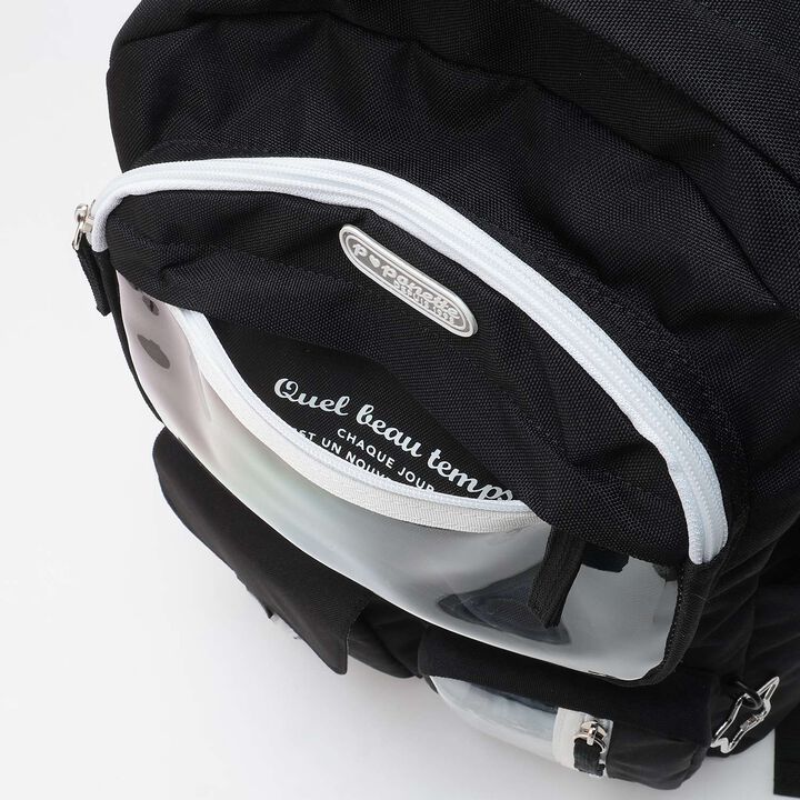 Casual Backpack with Charm,Black, medium image number 8