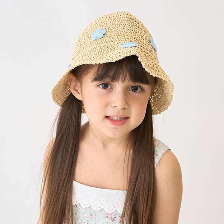 Flower Patch Paper Hat,Camel, medium image number 12