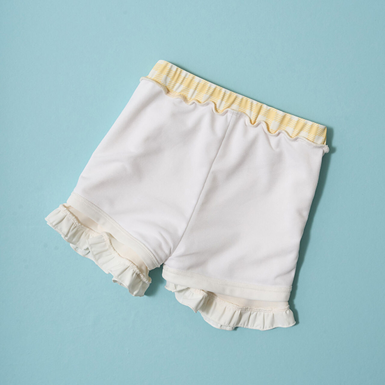 [SWIM] [UV Processing] Assorted Pattern Frill Collar Rash Guard & Pants Set,Navy, large image number 18