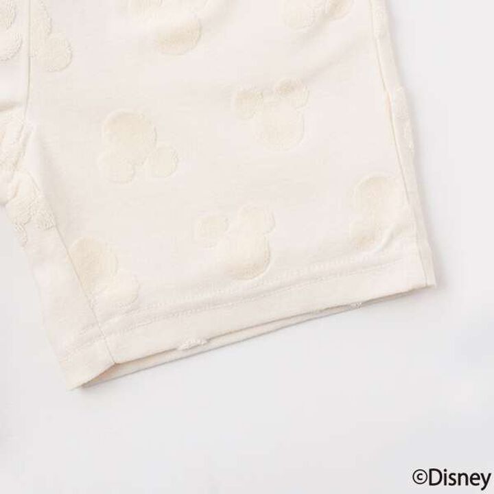 [Disney] Pile Jacquard Half Pants,Pearl white, medium image number 12