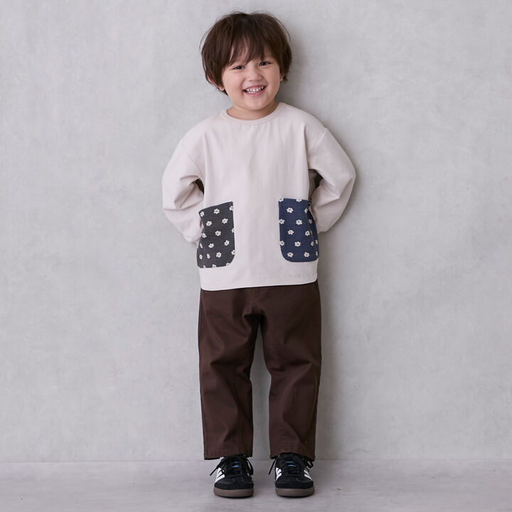 Organic Pocket Long-Sleeve T-Shirt,Navy, medium image number 1