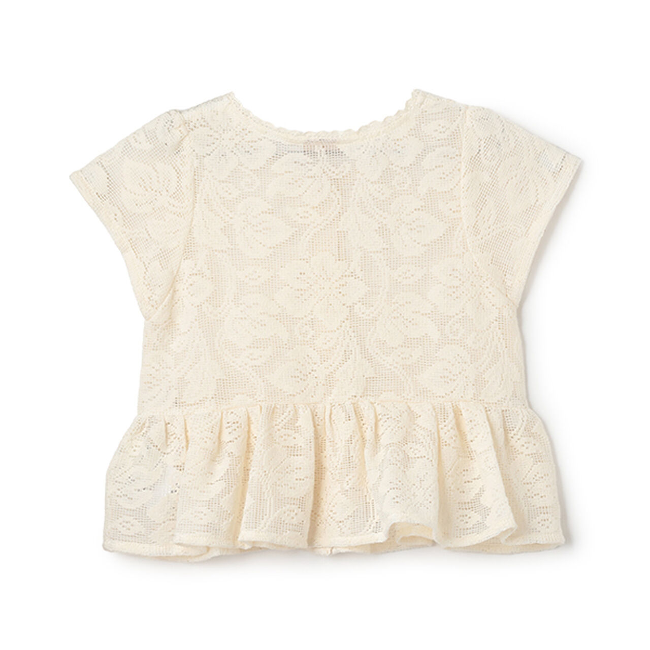 [Link] Lace Cardigan (Kids Size),Light beige, large image number 5