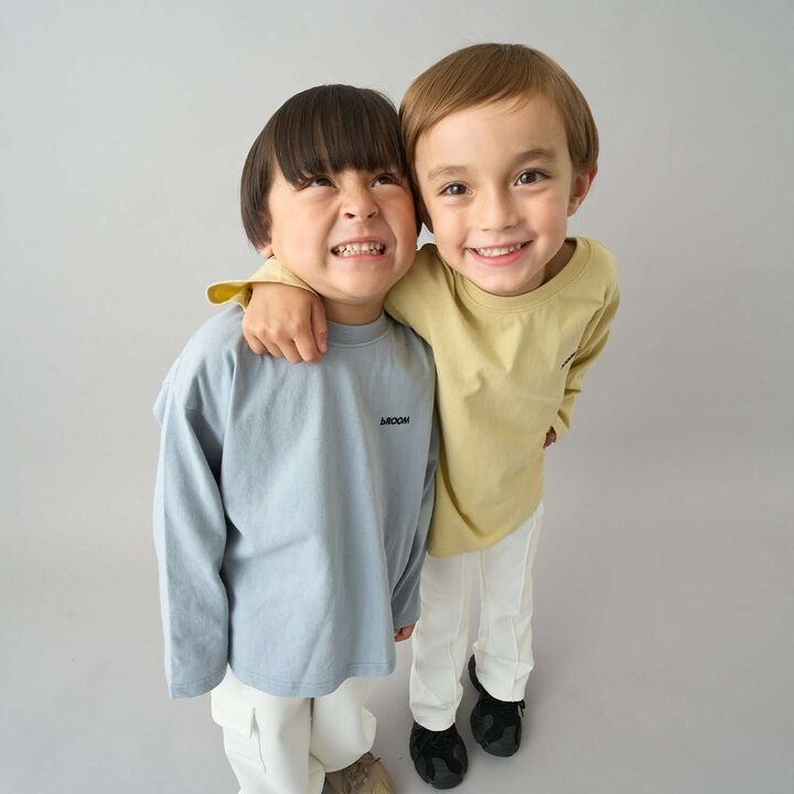 [Daily Standard Wear] Oversized Simple Design Long-Sleeve T-Shirt with Accent,Ivory, medium image number 38