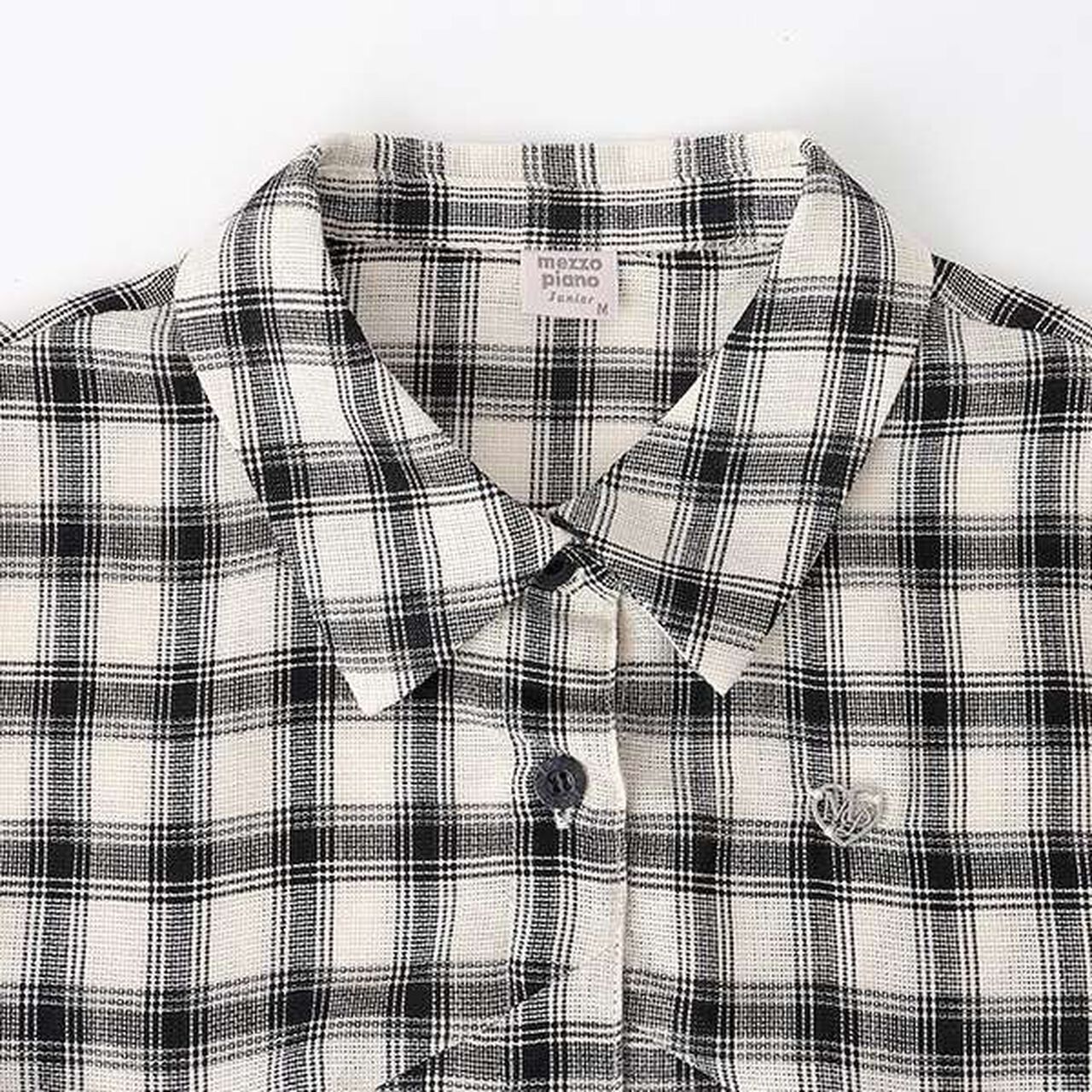 Assorted Material Ruffled Ribbon Shirt & Camisole Set,Black, large image number 7