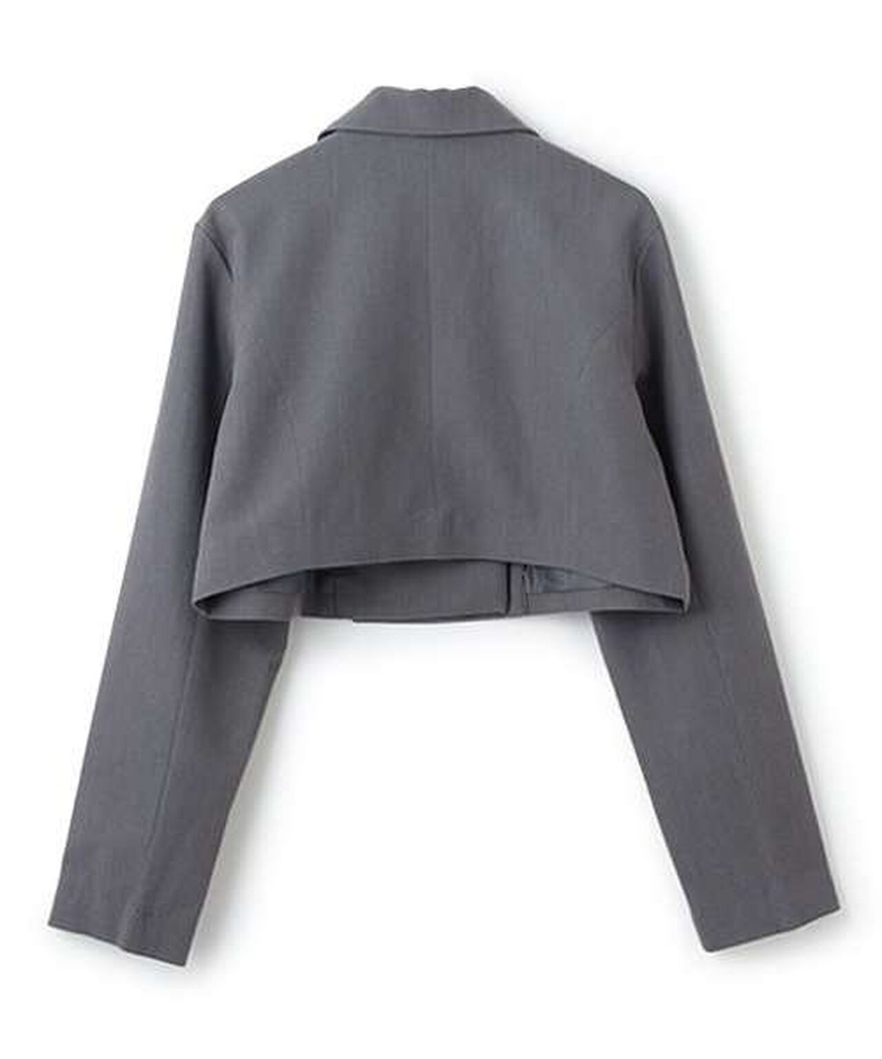 Short Tailored Jacket,Gray, large image number 10