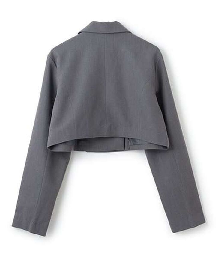 Short Tailored Jacket,Gray, medium image number 10