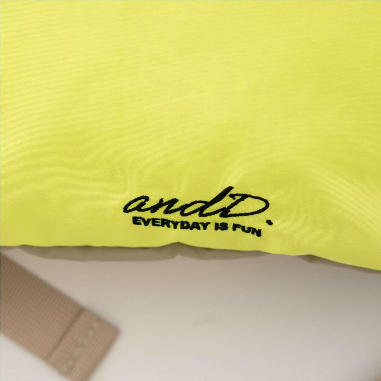 Water-Repellent Bi-Color Knapsack with Handle,Beige, large image number 5