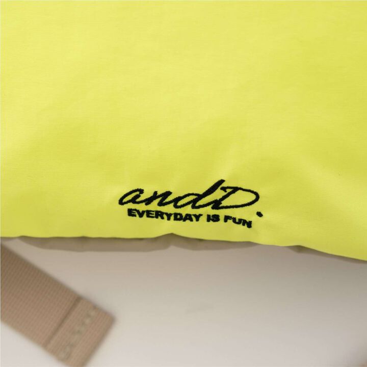 Water-Repellent Bi-Color Knapsack with Handle,Beige, medium image number 5