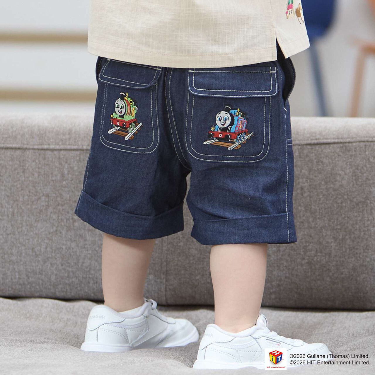 [Thomas the Tank Engine] Fabric Half Pants,Blue, large image number 5