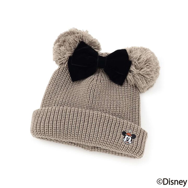 [Disney] W Banten Beanie,Mocha tea, medium image number 0