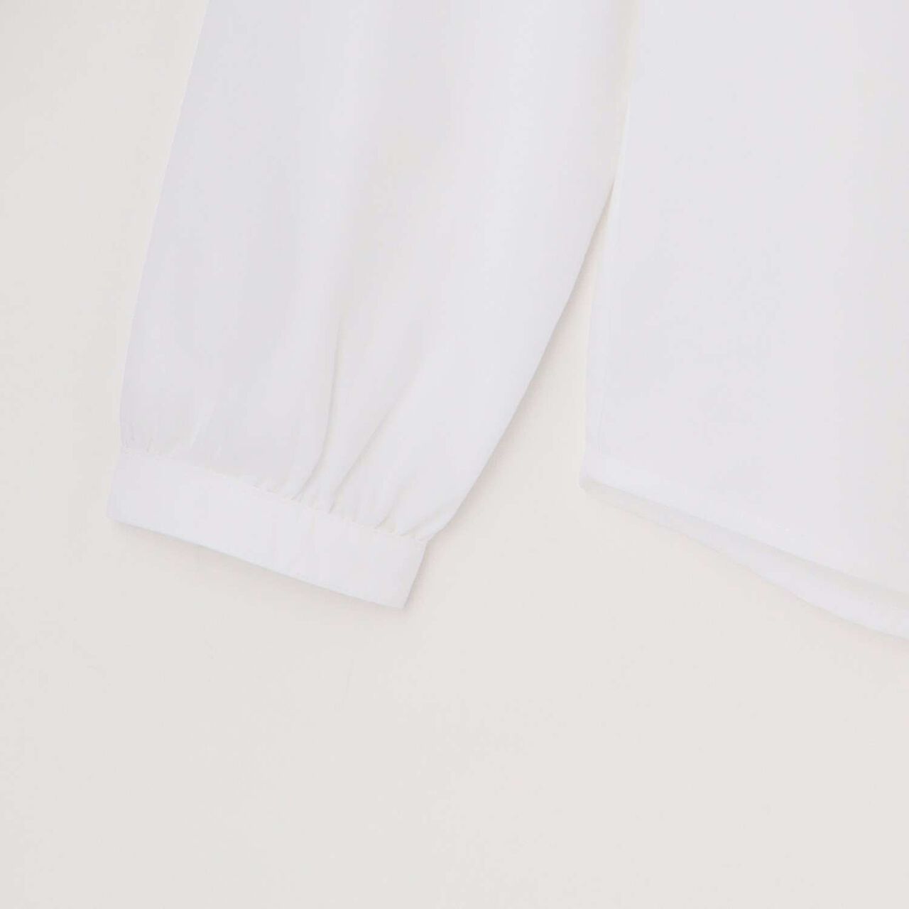 [Graduation Attire] [Wrinkle-Resistant] Round Collar Long-Sleeve Shirt,White, large image number 3