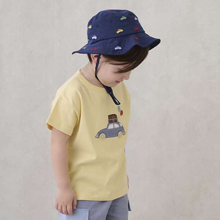 Appliqu&eacute; Car Pony Short Sleeve T-Shirt,Smoke white, medium image number 16