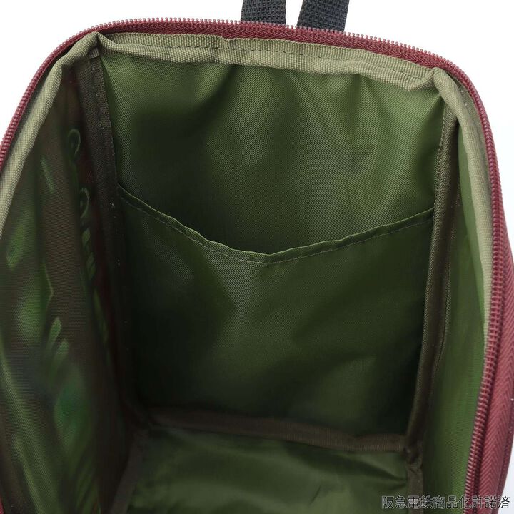 Hankyu Train Backpack,Deep red, medium image number 6
