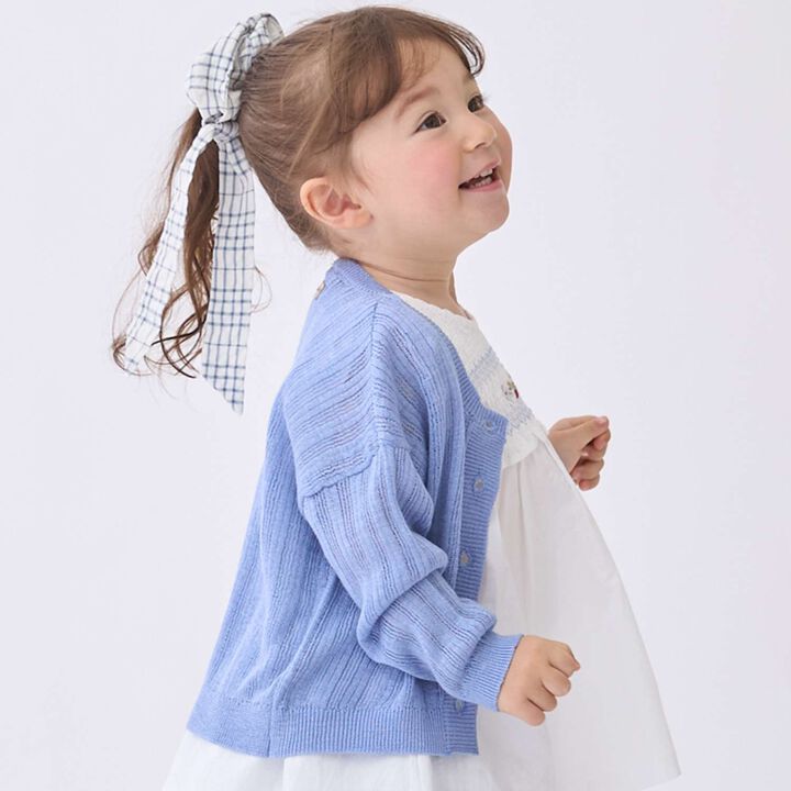 Sheer Cardigan,Cherry Pink, medium image number 3