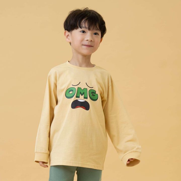 [365D] Cute OFUZAKE Long Sleeve T-Shirt,Sax blue, medium image number 5