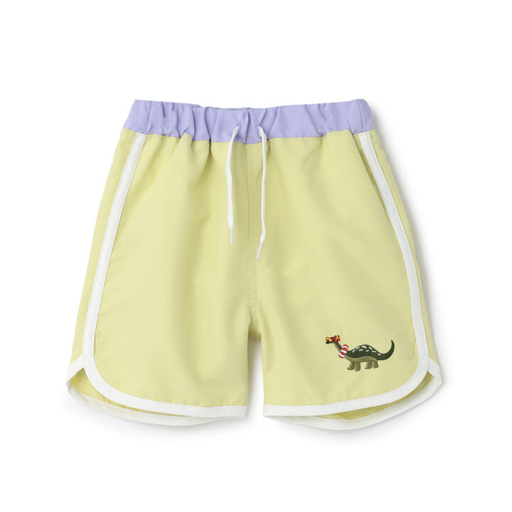 [SWIM] Embroidered Logo Swim Pants,Khaki, medium image number 6