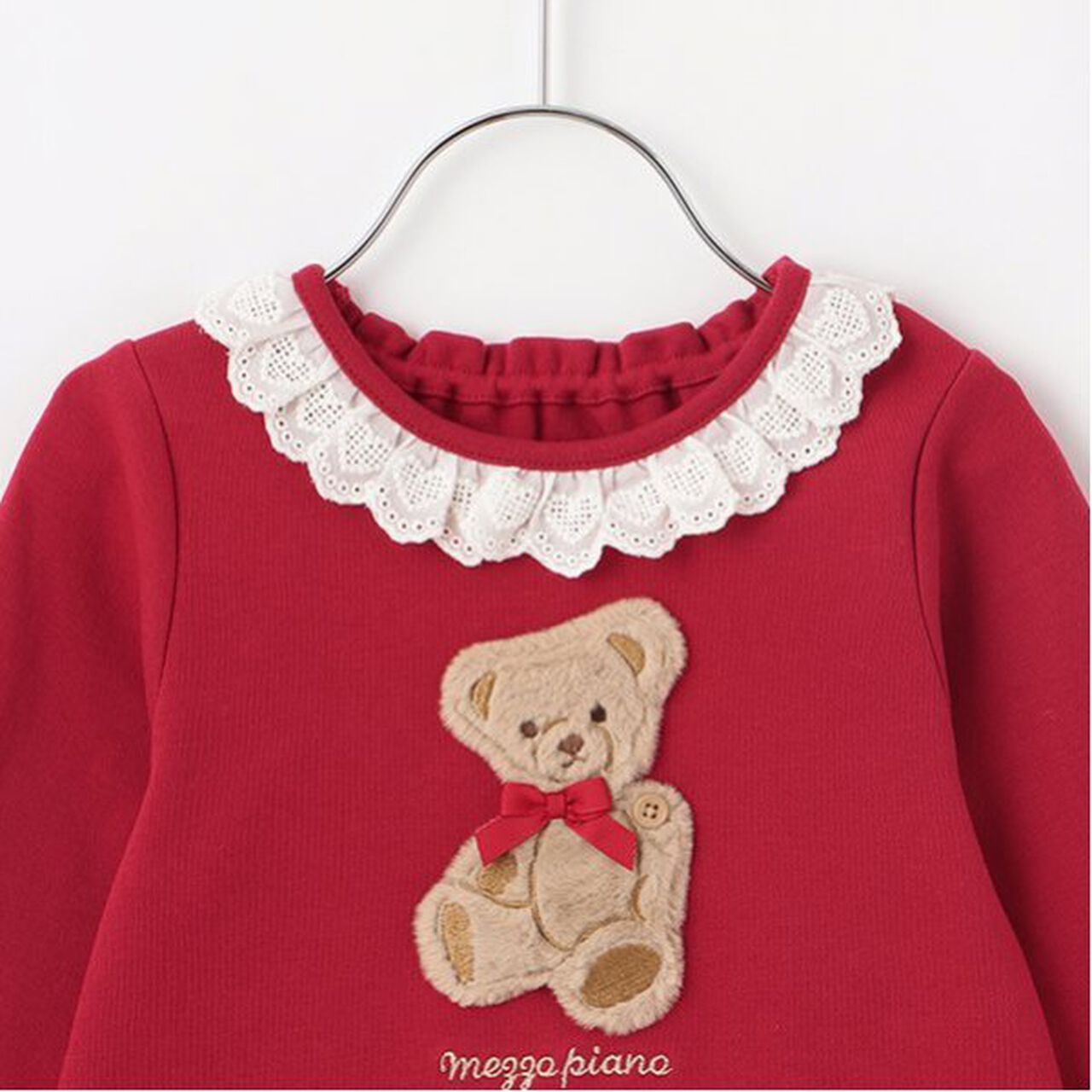Teddy Bear Long-Sleeve T-Shirt,Light pink, large image number 4