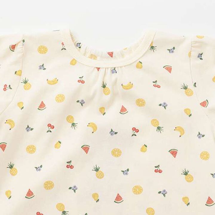 GIRLS Short-Sleeve Pajamas,Cream, medium image number 3