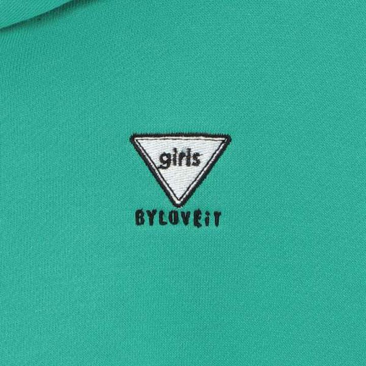 Hem Logo Parka,Emerald green, medium image number 3