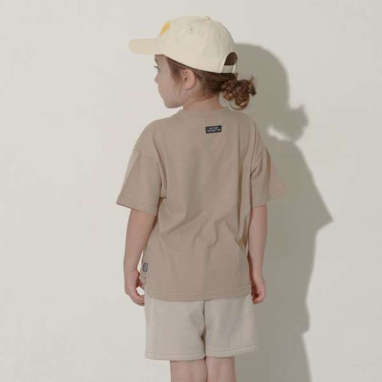 Non-Deforming Soft Cotton Hem Slit Simple Big T-Shirt,Charcoal gray, large image number 19