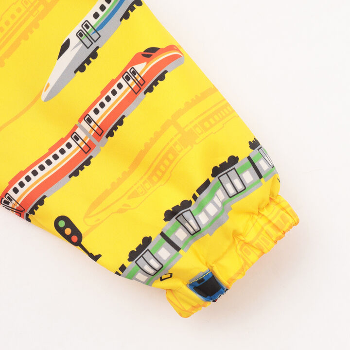 All-Over Pattern Raincoat,Yellow, medium image number 4