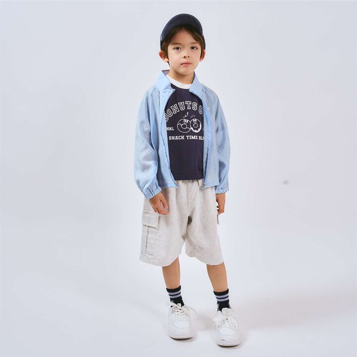 [UV Protection] [Cooling Solution] Sheer Bomber Jacket,Sax blue, medium image number 11