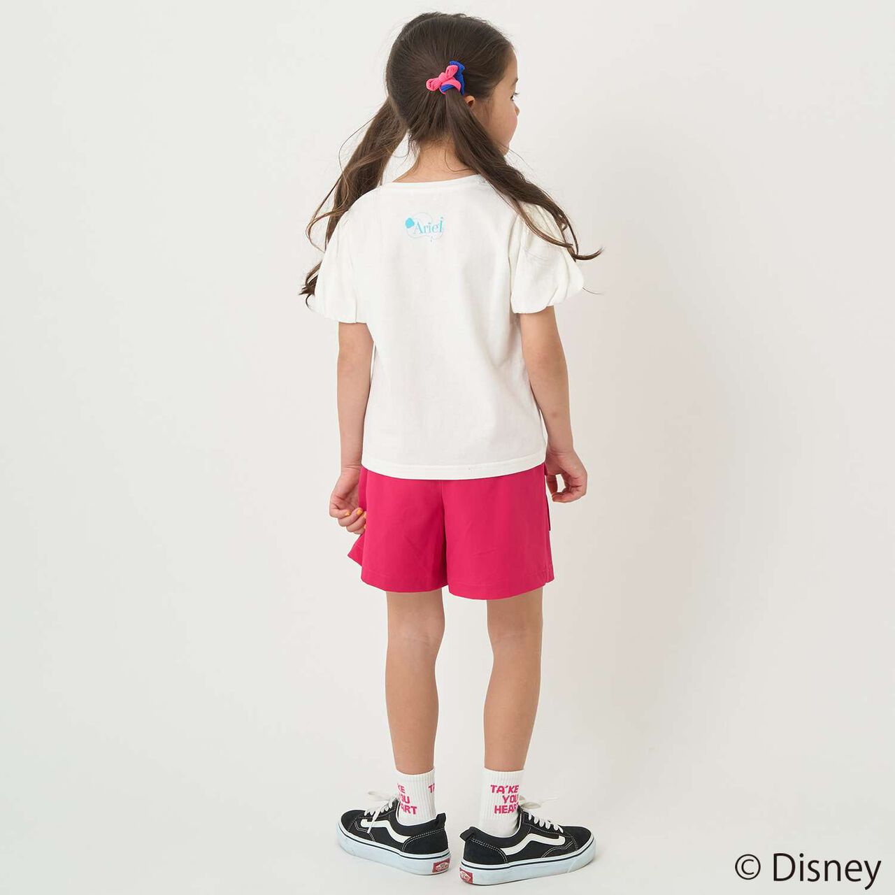 [Stain-resistant and Water-repellent] Disney Princess Puff Sleeve T-Shirt,White, large image number 21