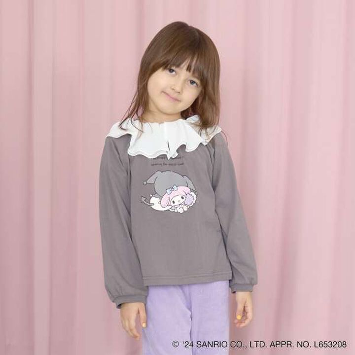 Sanrio Sheer Collared A-Line Print T-Shirt,Mint, medium image number 20